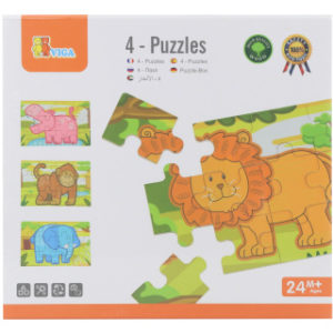 Dřevěné puzzle - džungle