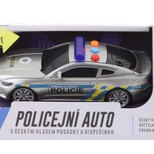 Policejní auto na setrvačník s českým zvukem