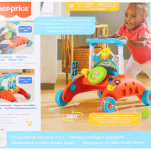 Fisher-Price Oboustranné chodítko steady speed HJP44