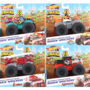 Hot Wheels Monster trucks svítící a rámusící vrak HDX60 TV