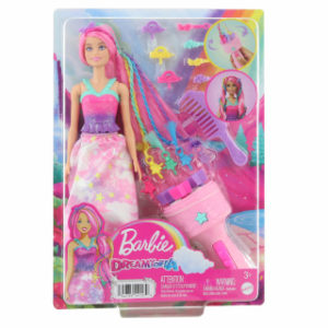 Barbie Princezna s kadeřnickými doplňky HNJ06