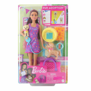 Barbie Panenka s pejsky HKD86