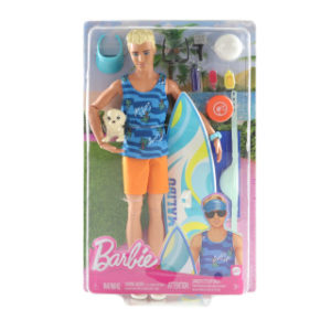 Barbie Ken surfista s doplňky HPT50