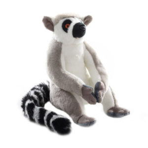 Plyš Lemur se suchým zipem 21cm - ECO-FRIENDLY