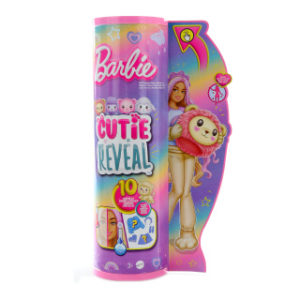 Barbie Cutie Reveal Barbie pastelová edice - lev HKR06 TV