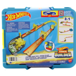 Hot Wheels Track Builder Dráha v boxíku - blesky HMC03