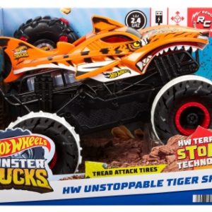 Hot Wheels R/C Monster trucks 1:15 tygří žralok HGV87