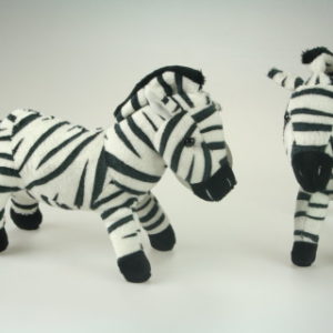 Plyš zebra