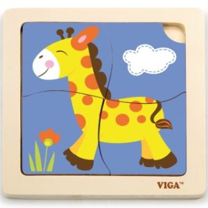 Dřevěné puzzle - žirafa