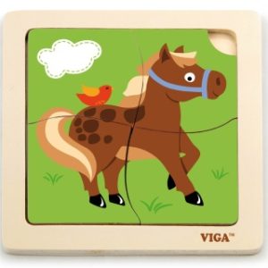 Dřevěné puzzle - kůň